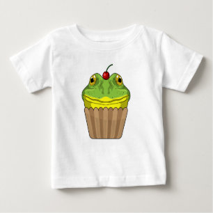 T-shirt Pour Bébé Grenouille avec muffin