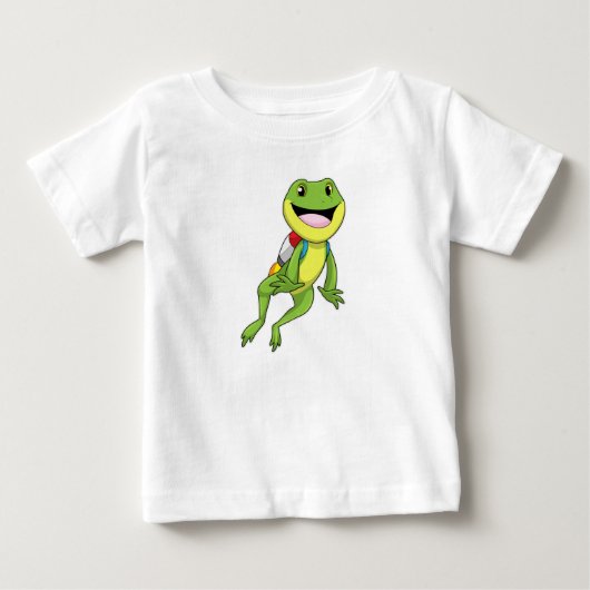 T-shirt Pour Bébé Grenouille avec réacteur (Devant)