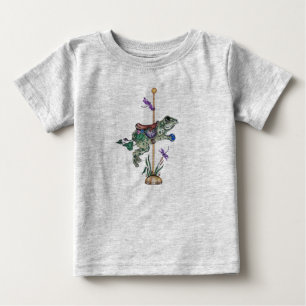 T-shirt Pour Bébé Grenouille carrousel