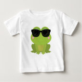 T-shirt Pour Bébé Grenouille cool (Devant)
