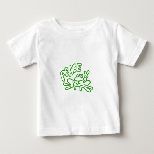 T-shirt Pour Bébé Grenouille de paix (Devant)