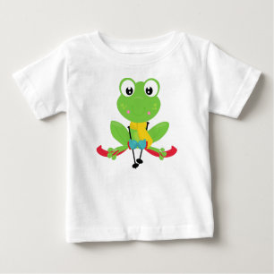 T-shirt Pour Bébé Grenouille d'hiver, Grenouille mignonne, Grenouill