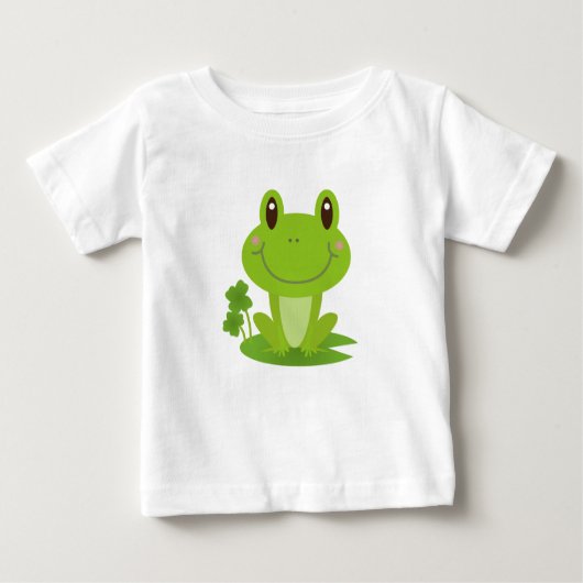 T-shirt Pour Bébé Grenouille drôle (Devant)