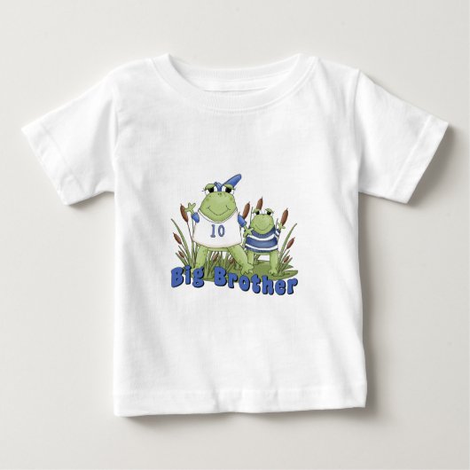 T-shirt Pour Bébé Grenouilles Big Brother (Devant)