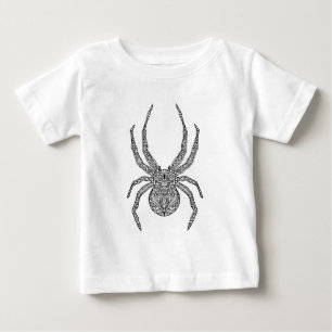 T-shirt Pour Bébé Griffonnage d'araignée