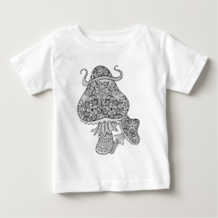 T-shirt Pour Bébé Griffonnage magique tiré par la main de