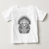 T-shirt Pour Bébé Griffonnage tiré par la main d'Echidna (Devant)