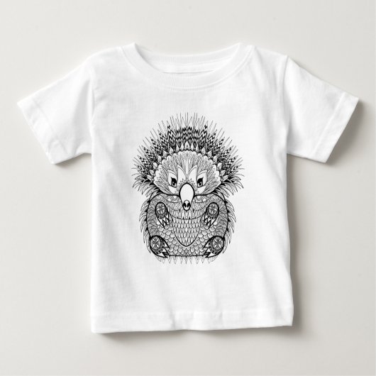 T-shirt Pour Bébé Griffonnage tiré par la main d'Echidna (Devant)