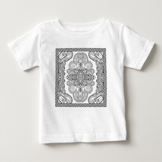 T-shirt Pour Bébé Griffonnage unique (Devant)