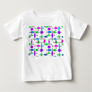 T-shirt Pour Bébé Grille de couleurs cool