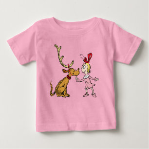 T-shirt Pour Bébé Grille Max & Cindy Lou Qui