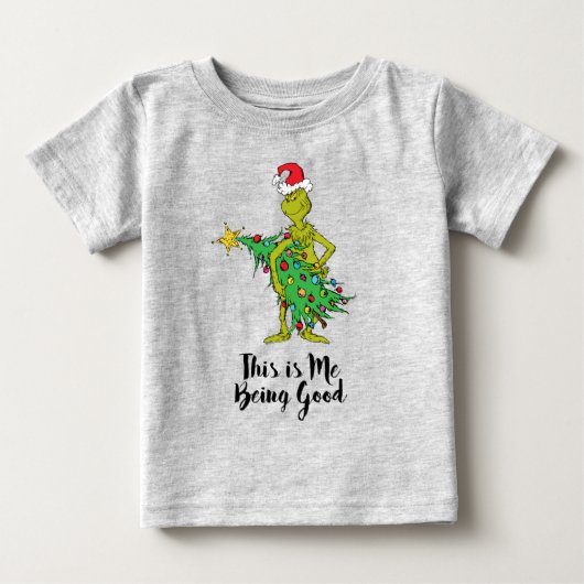 T-shirt Pour Bébé Grinch Classique | Méchant (Devant)