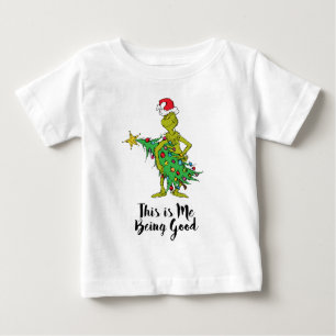 T-shirt Pour Bébé Grinch classique Naughty