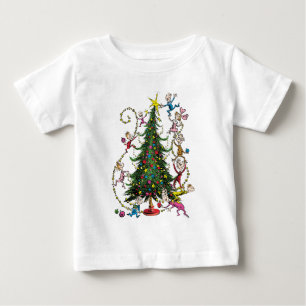 T-shirt Pour Bébé Grinch Classique Sapin de Noël