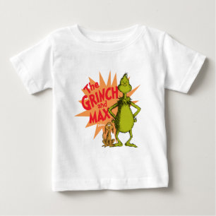 T-shirt Pour Bébé Grinch Grinch & Max Starburst