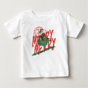 T-shirt Pour Bébé Grinch Joyeux Grunge Graphique