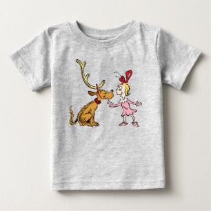 T-shirt Pour Bébé Grinch Max & Cindy Lou Who