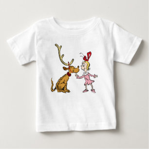 T-shirt Pour Bébé Grinch Max & Cindy Lou Who