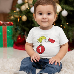 T-shirt Pour Bébé Grinch Premier Anniversaire