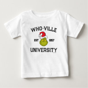 T-shirt Pour Bébé Grinch Université de Who-ville Établie en 1957