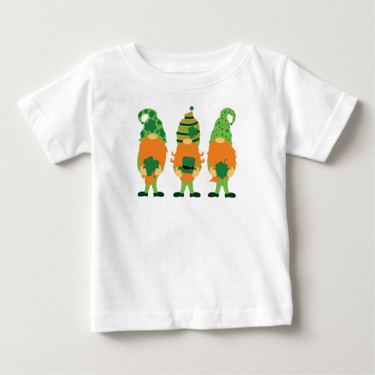 T-shirt Pour Bébé Grnomes de la Saint Patrick (Devant)