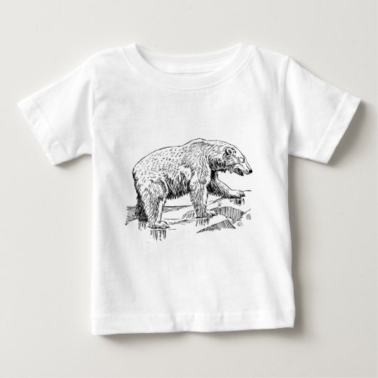 T-shirt Pour Bébé Gros ours Brown (Devant)