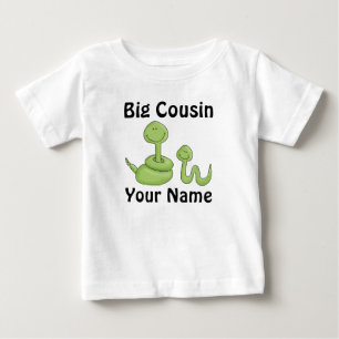 T-shirt Pour Bébé Gros serpent Cousin Chemise personnalisée