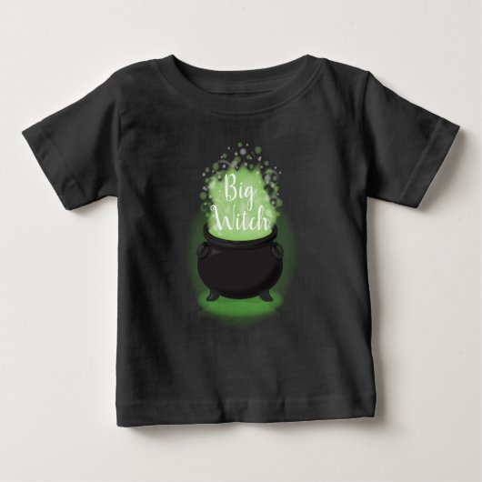 T-shirt Pour Bébé Grosse sorcière (Devant)