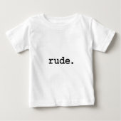 T-shirt Pour Bébé grossier (Devant)