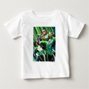 T-shirt Pour Bébé Group of Green Lanterns