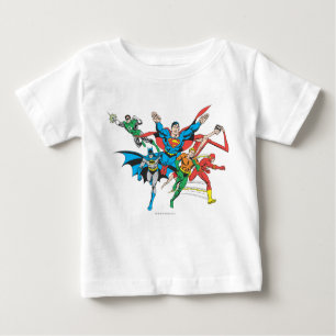 T-shirt Pour Bébé Groupe 4 de la Justice League of America