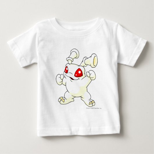 T-shirt Pour Bébé Grundo Blanc (Devant)