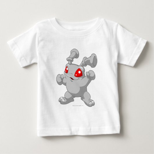 T-shirt Pour Bébé Grundo Silver (Devant)