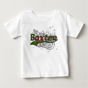T-shirt Pour Bébé Grunge de tartan de Baxter