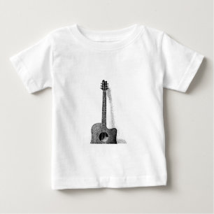 T-shirt Pour Bébé Guitare classique