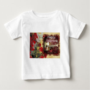 T-shirt Pour Bébé Guitare vintage : Jour de la Saint-Valentin pour l
