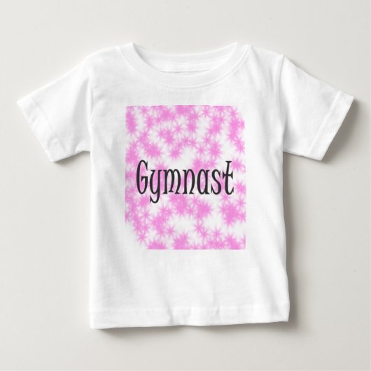 T-shirt Pour Bébé Gymnaste (Devant)