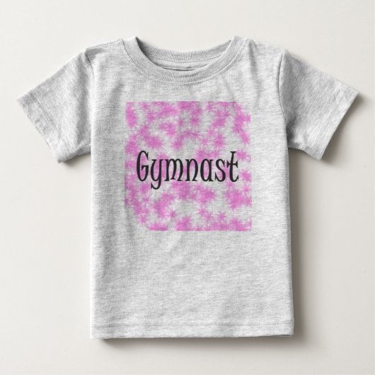 T-shirt Pour Bébé Gymnaste (Devant)