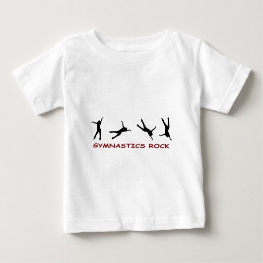 T-shirt Pour Bébé Gymnastique (Devant)