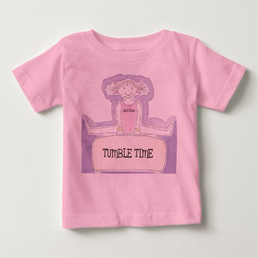 T-shirt Pour Bébé Gymnastique (Devant)
