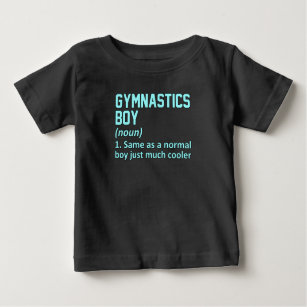 T-shirt Pour Bébé Gymnastique Définition Garçon Gymnaste Gymnaste Lo
