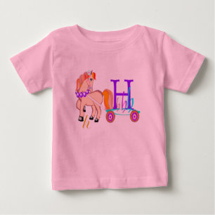 T-shirt Pour Bébé H - Collection de monogrammes