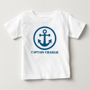 T-shirt Pour Bébé Habillement fait sur commande des textes d'Ancre