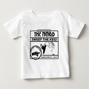T-shirt Pour Bébé Habillement léger ou blanc de la partie de bloc 9