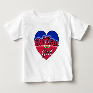 T-shirt Pour Bébé Haitian Girl