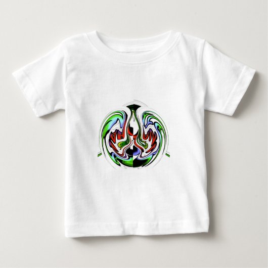 T-shirt Pour Bébé Hakuna Matata avec tourbillon et dégradations Abst (Devant)