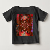 T-shirt Pour Bébé Hakuna Matata Halloween Masque Kaleidoscope Abstra (Devant)