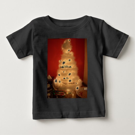 T-shirt Pour Bébé Hakuna Matata Joyeux Noël blanc (Devant)