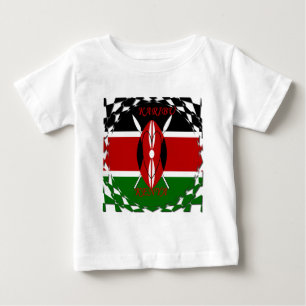 T-shirt Pour Bébé Hakuna matata Karaibu Kenya