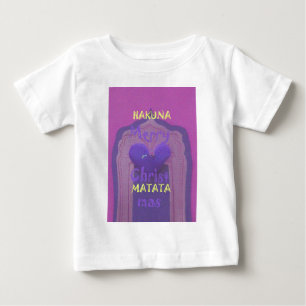 T-shirt Pour Bébé Hakuna Matata Merry Christmas Love Design.jpg